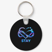 Stay Tomorrow Needs You Semicolon Suicide Preventi Keychain