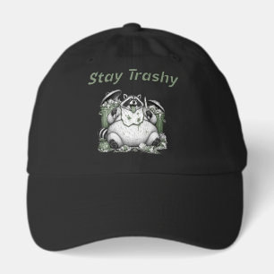 Stay Trashy, Trash Panda, Raccoon Hat