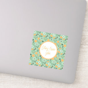 Stay True To You Dandelion Floral Sticker