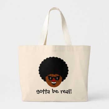 Stay True To Yourself And What You Believe In Large Tote Bag by egogenius at Zazzle