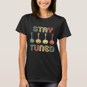 Stay Tuned Retro Banjo Graphic 1 T-Shirt