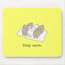 Stay warm mouse pad