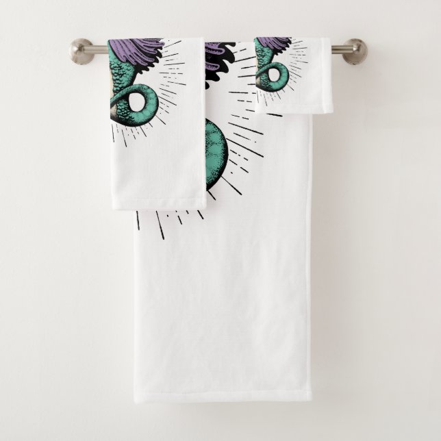 Stay Weird Bath Towel Set (Insitu)