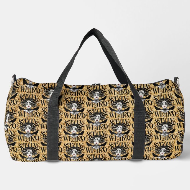 Stay Weird Duffle Bag (Front)