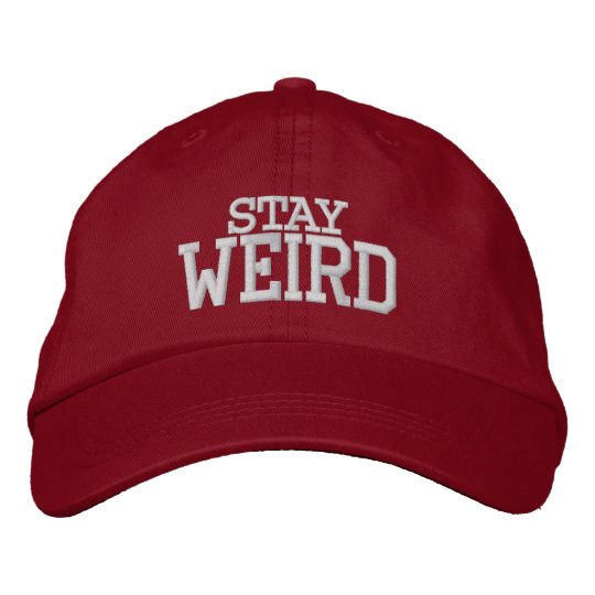 Stay Weird Dad Hat - Washed Cotton Baseball Cap For Men - Adjustable & Comfortable - View #5