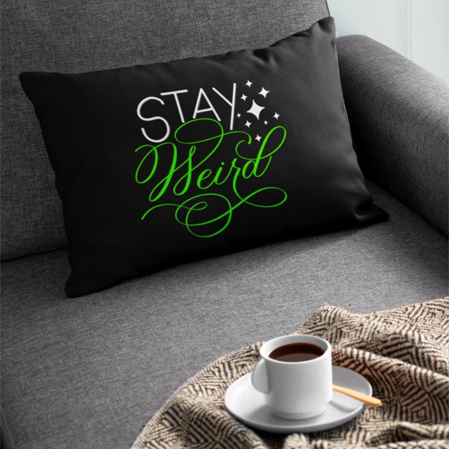 Stay Weird Introvert, Geek, Nerd Accent Pillow (Creator Uploaded)