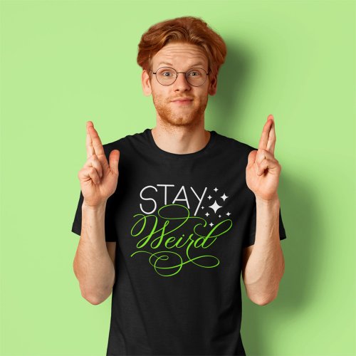 Stay Weird Introvert Nerd Unique T_Shirt