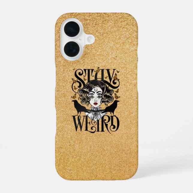 Stay Weird Iphone Case (Back)