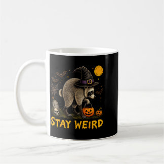 Stay Weird Jimothy Seattle Raccoon Halloween Coffee Mug