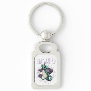 Stay Weird Keychain