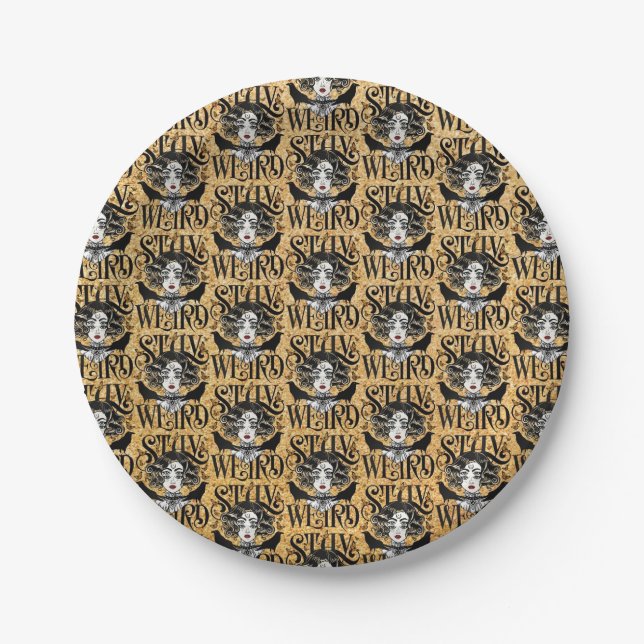 Stay Weird Paper Plates (Front)