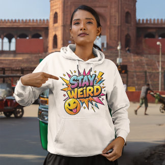 Stay Weird Pop Art Burst T-Shirt