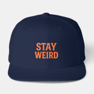 Stay Weird Retro Streetwear Visor