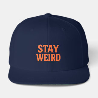 Stay Weird Retro Streetwear Visor
