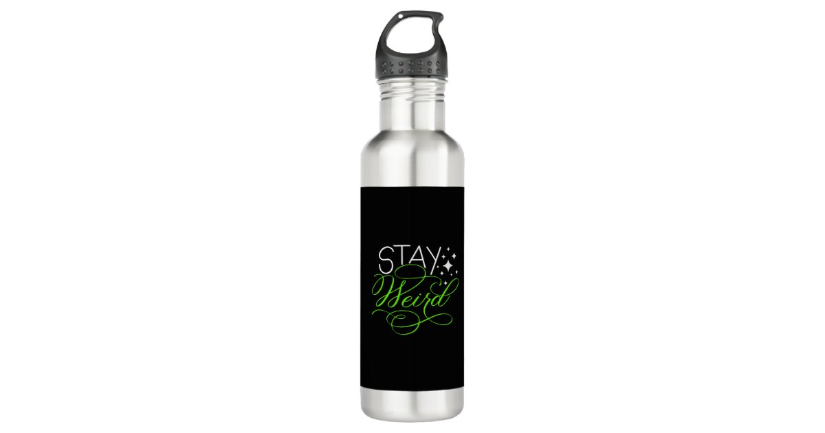 93% Weird Stainless Steel Water Bottle – Escape Adulthood Lemonade