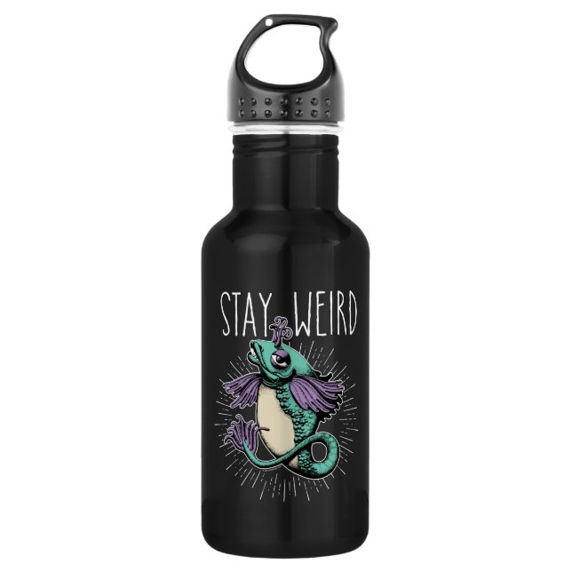 Stay Weird Water Bottle (Front)
