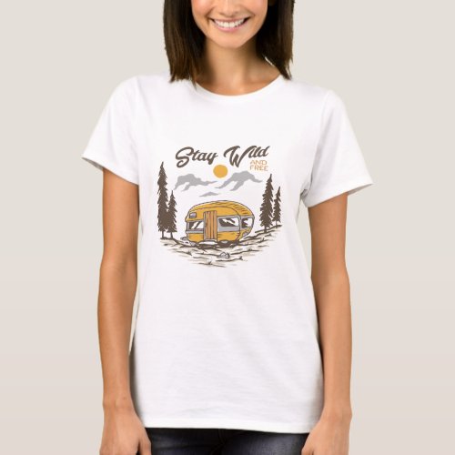 Stay Wild and Free T_Shirt