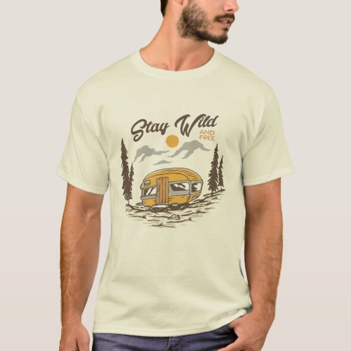 Stay Wild and Free T_Shirt