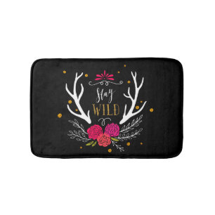 Stay Wild Bathroom Mat