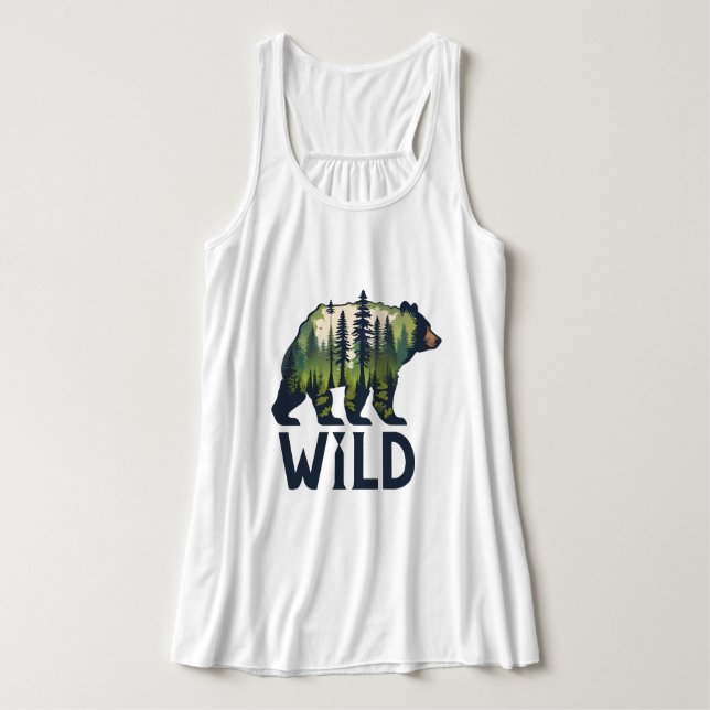 Stay Wild Bear Tee – Adventure Awaits! (Design Front)