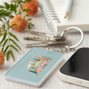 Stay Wild Camper – Cute Camping Adventure Gift Tag Keychain