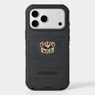 Stay Wild Eagle iPhone 17 Pro Max Case – Bold Adve