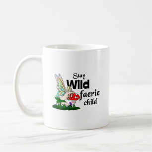Stay Wild Faerie Child Faerie And Mushroom Mug
