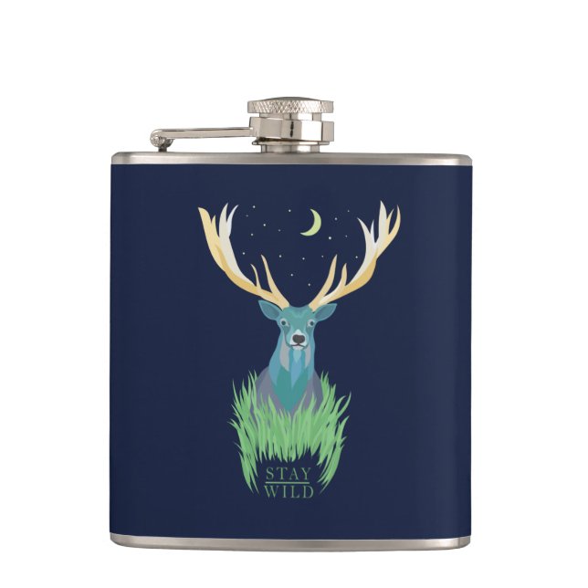 STAY WILD FLASK (Front)