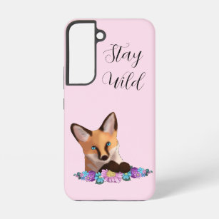 Stay Wild fox  Samsung Galaxy S22 Case