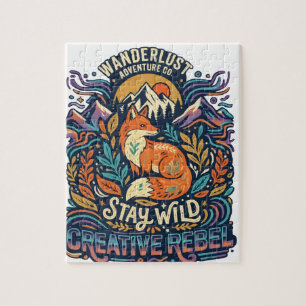 Stay Wild – Free Spirit for Adventurous Souls Jigsaw Puzzle