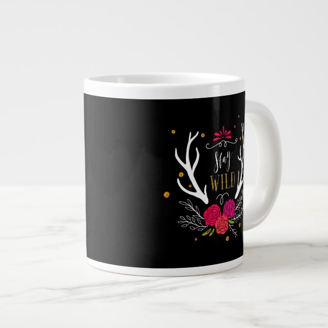 Stay Wild Giant Coffee Mug (Front Right)
