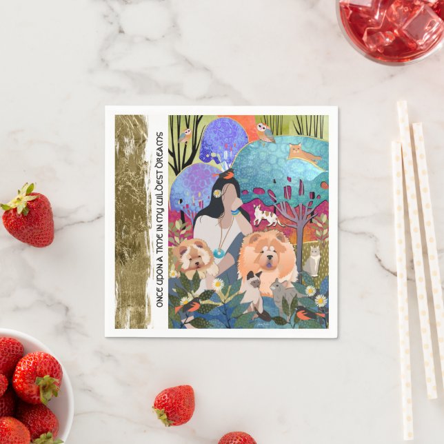 STAY WILD GYPSY CHILD - PAPER NAPKINS (Insitu)