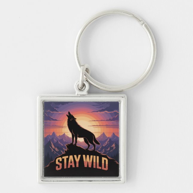 Stay Wild Keychain (Front)