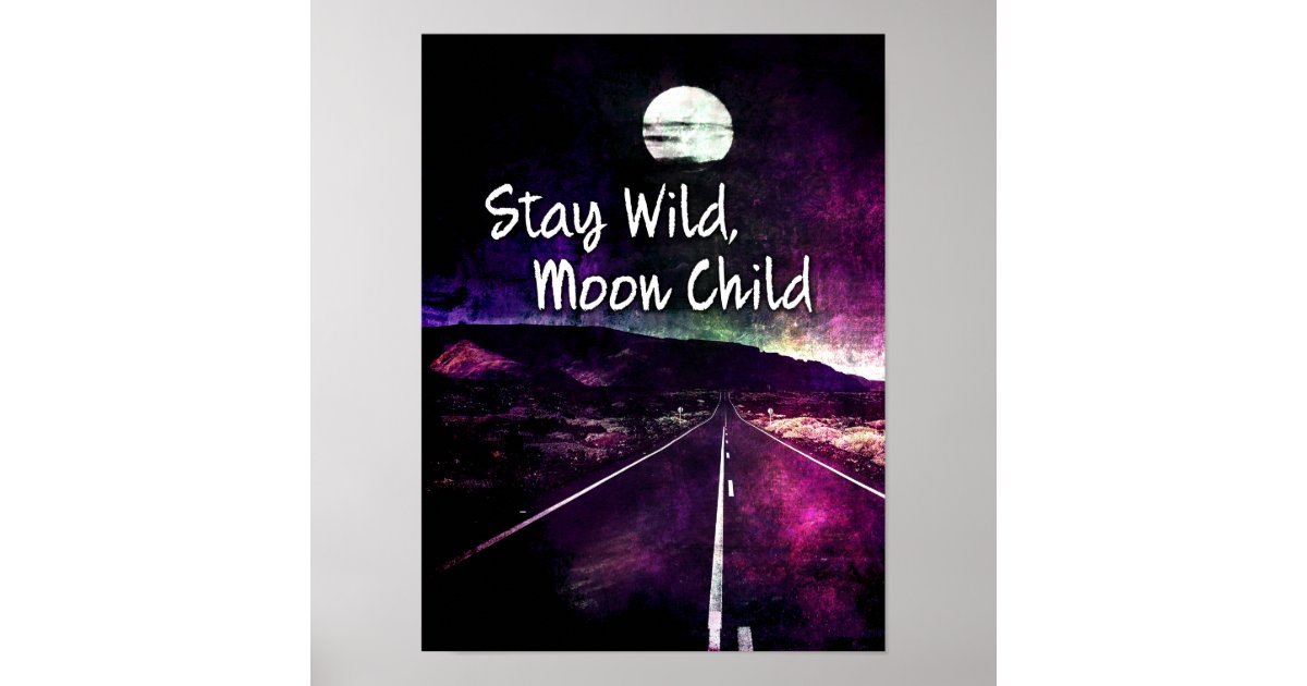 Buy Stay Wild Moon Child Badge, Moon Badge, Moon Bohemian