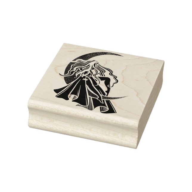 Stay Wild Moon Child Rubber Stamp (Stamp)