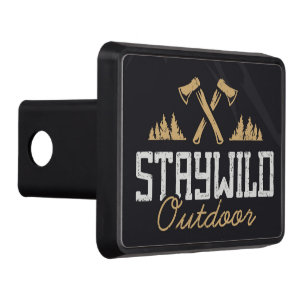 Stay Wild Outdoor Hitch Cover
