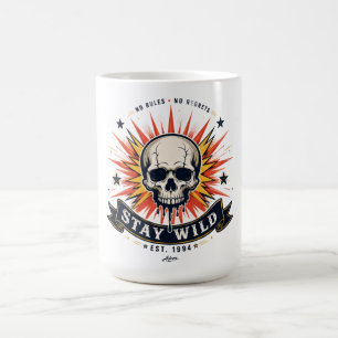 Stay Wild Skull T-Shirt Coffee Mug