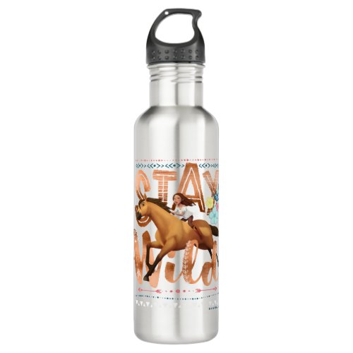 Stay Wild Spirit  Lucky Stainless Steel Water Bottle