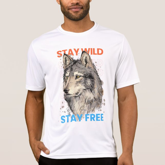 STAY WILD STAY FREE T-Shirt (Front)