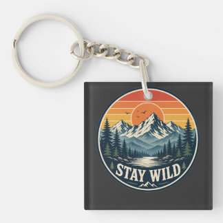 stay wild T-Shirt Keychain