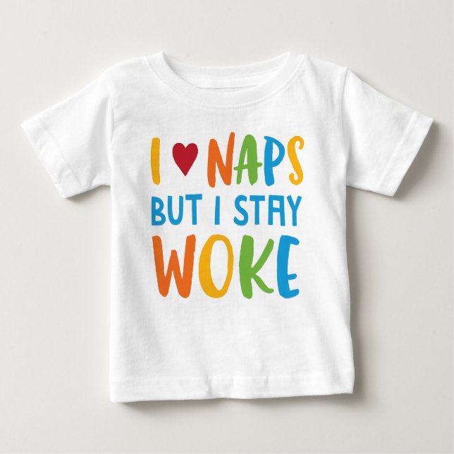 Stay Woke Baby Tee (Front)