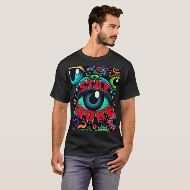 Stay Woke Colorful  T-Shirt (Front Full)