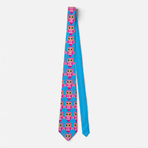 Stay woke owl neck tie