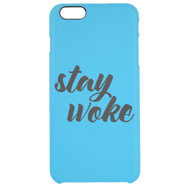 Stay Woke Uncommon iPhone Case (Back)