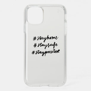 #stayhome #staysafe #staypositive speck iPhone 11 case
