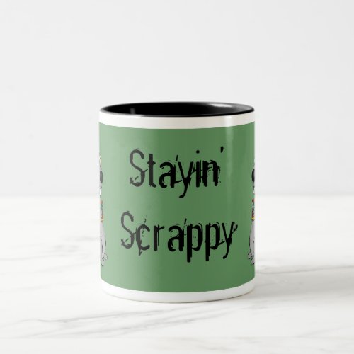 Stayin Scrappy coffee mug