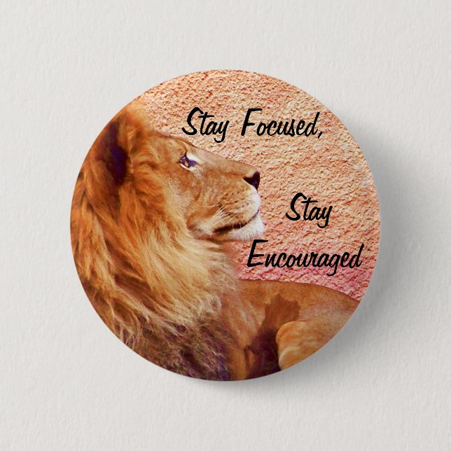 Staying Focused_ Pinback Button (Front)