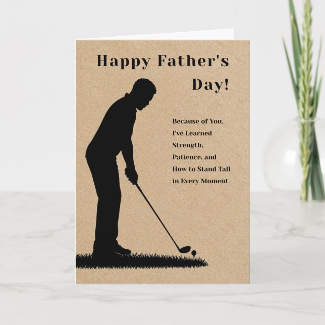 Staying Grounded Father's Day Card (Front)