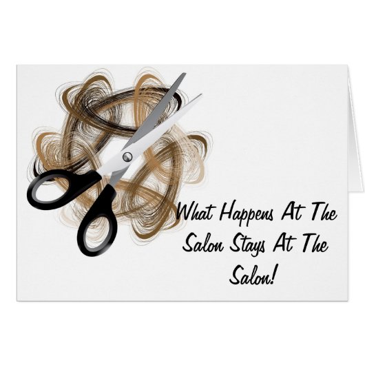 Stays At Salon Cards (Front Horizontal)