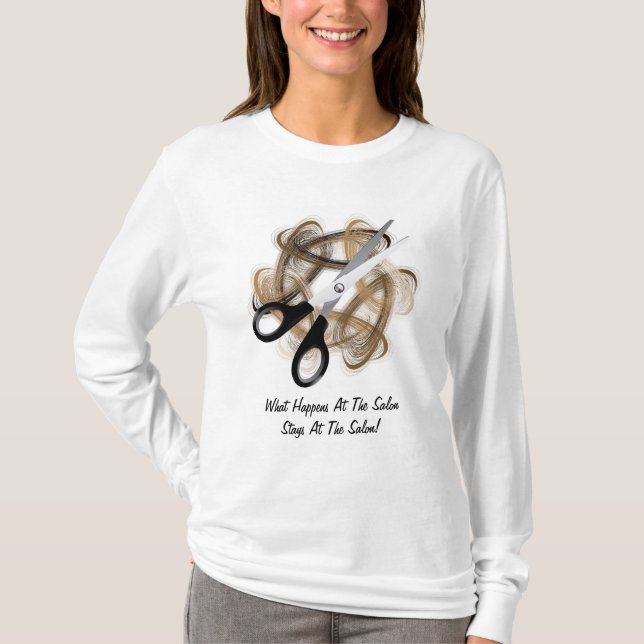 Stays At The Salon (customizable) T-Shirt (Front)